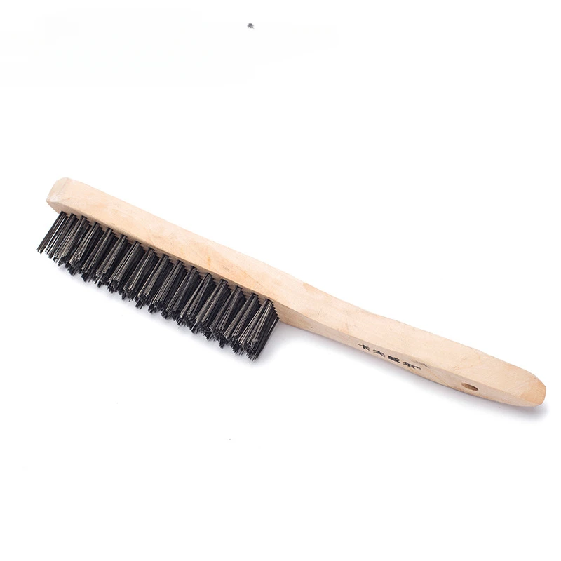 Heavy Duty Wire Brush Metal Steel Cleaning Brush Heavy Duty Wirebrush for Car Scratch Rust Removal & Welding Slag Cleaning