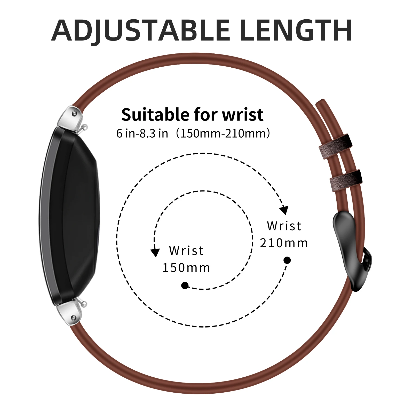 Leather Strap for Fitbit Inspire/inspire 2/inspire HR Band  Wristband Bracelet Watchband for Fitbit ACE 2/ACE 3 Smartwatch Band