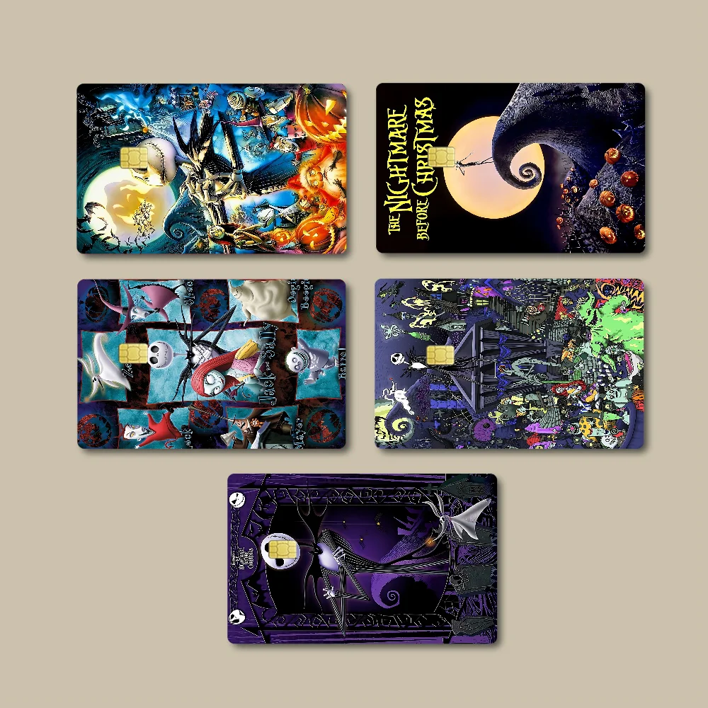 

J-Jack Skellington Film Skin Sticker Tape For Bank Credit Debit Card Personalized Credit Card Protection Stickers