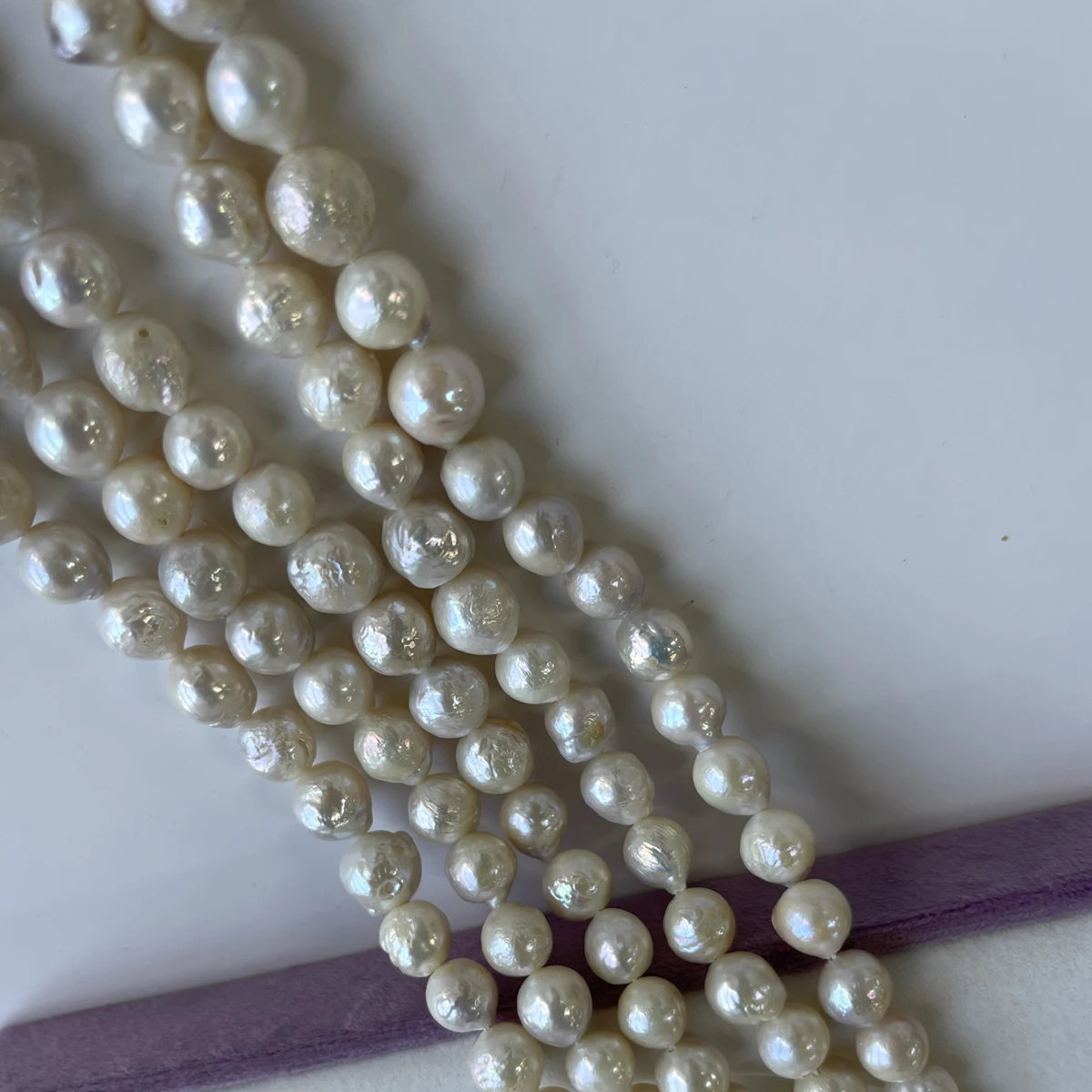 8-9mm Natural Freshwater Pearl Potato Beads Wrinkle Surface Charms for DIY Women Men Necklace Jewelry Making Accessories