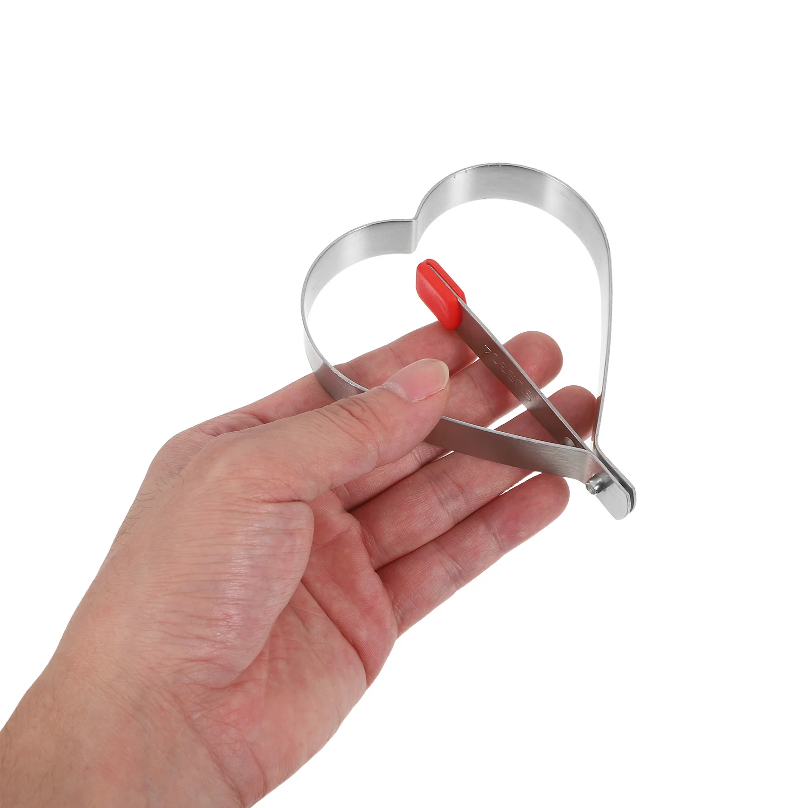 

6Pcs Heart Shaped Pancake Molds Stainless Steel Non Stick Egg Rings for Griddle Cooking Egg Fryer Mold Metal Pancake Molds