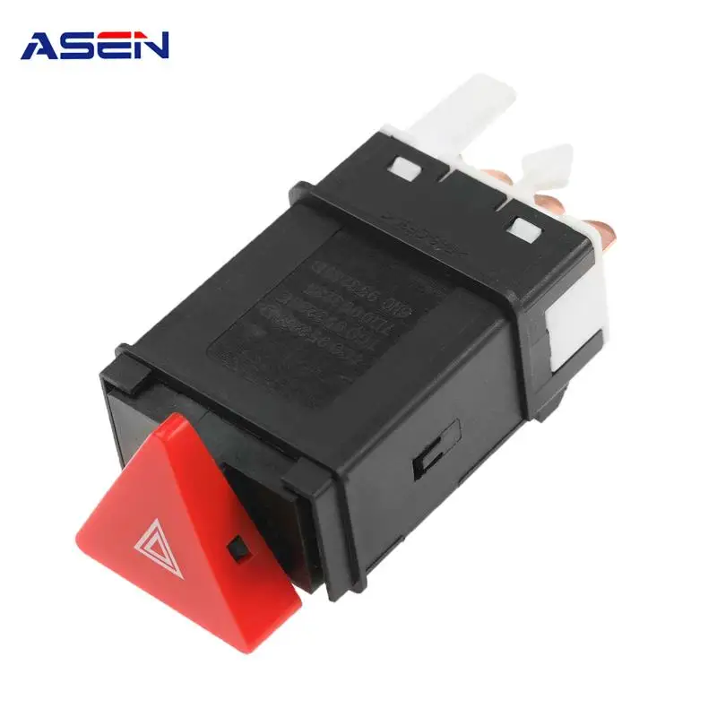 6N0953235 5 Pins Hazard Emergency Light Warning Switch For VW Transporter Polo Classic Lupo 6N0953235C 1C0953235D