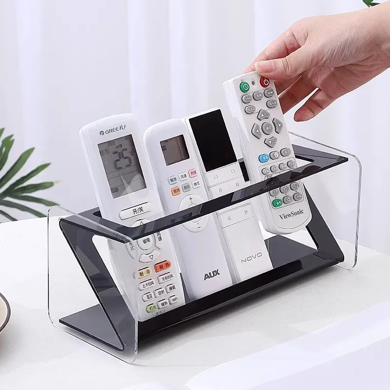 Acrylic Desktop Remote Control Display Rack Storage Box, Tv Air Conditioning Board Storage Rack, Multifunctional Storage Rack