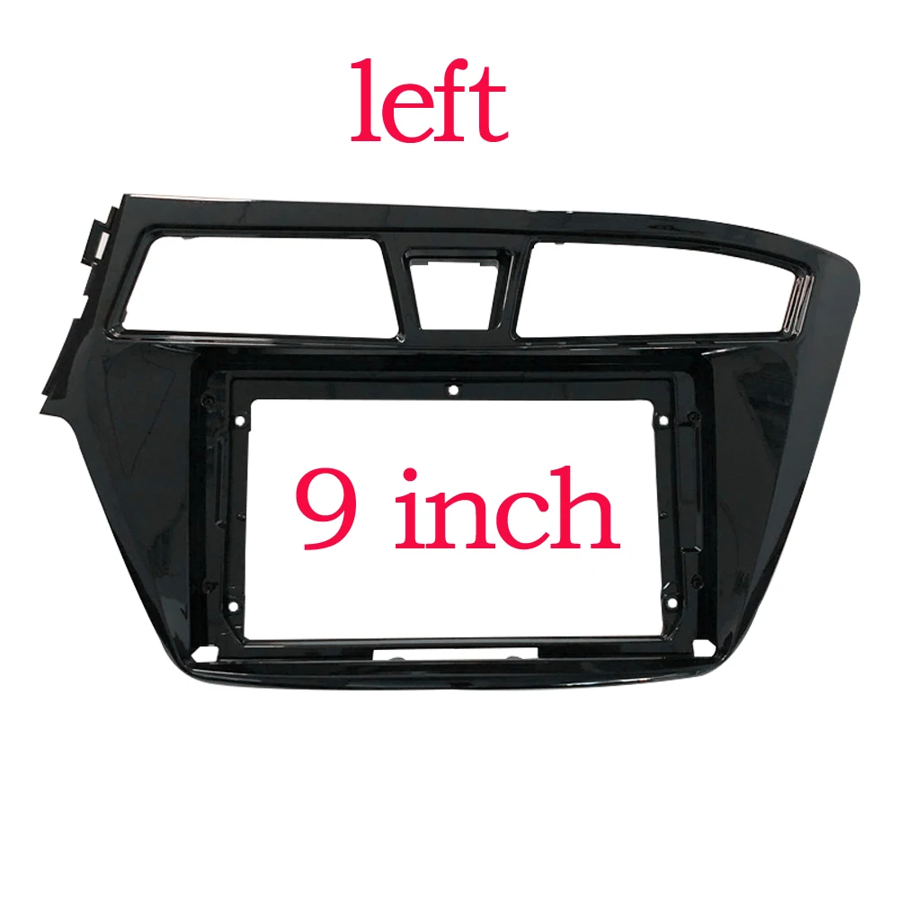 

For Hyundai I20 2015 -2017 9 Inch Car Radio Fascia Android MP5 Player Panel Casing Frame 2 Din Head Unit Stereo Dash Cover Trim