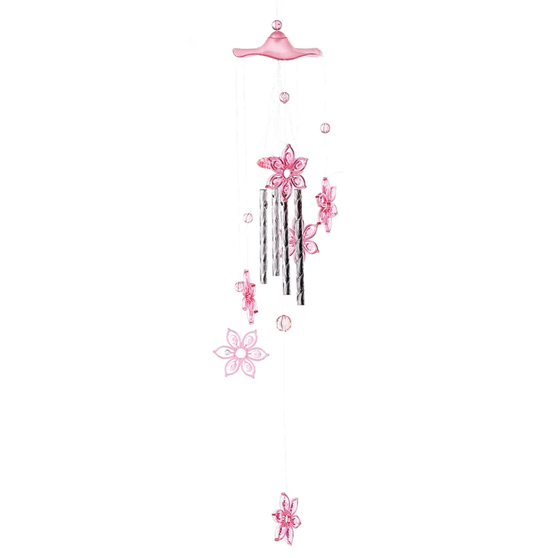 Metal Tubes Bell Wind Chimes for Garden and Home Decoration Charming Hanging Ornament for Roof Lines and Door Frames