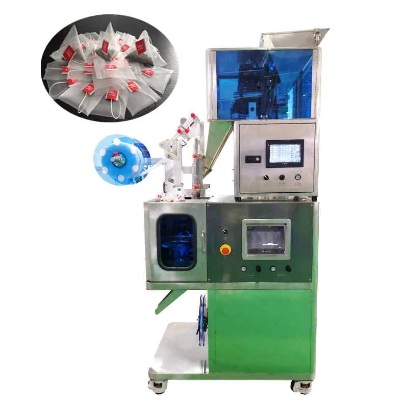 Vertical Tea Bag Making Machine Triangle Tea Leaves Filling Machine Small Tea Bag Packaging Machine