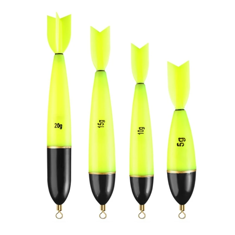 2Pcs/pack Electronic Floating Float Rock Fishing Through Luminous Floating Float Electronic Bright Night Fishing Float