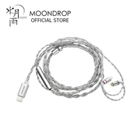 MOONDROP FREE DSP USB-C Cable de actualización de auriculares Salida de audio totalmente equilibrada Línea de auriculares intrauditivos