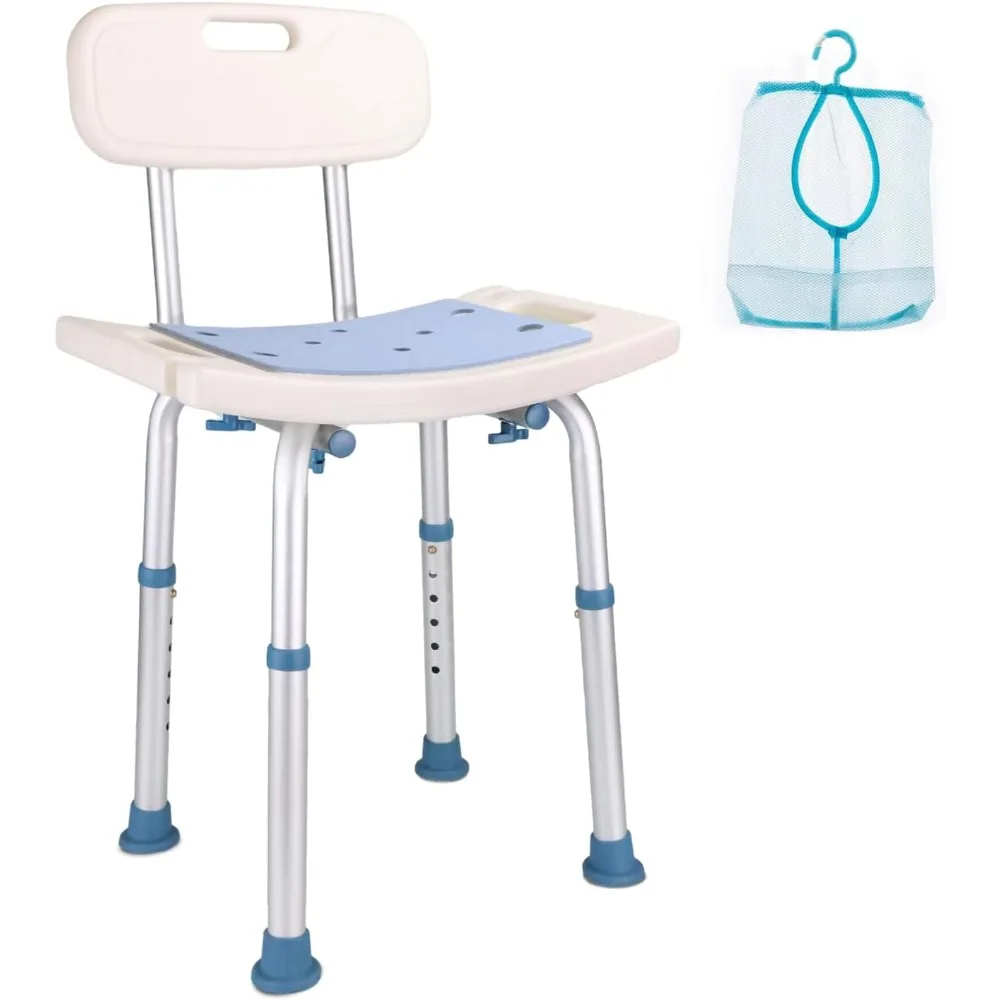 

Стул для душа внутри со съемной спинкой, сиденье для душа 350 фунтов для ванны, регулируемый по высоте безопасный узкий табурет для ванны fo