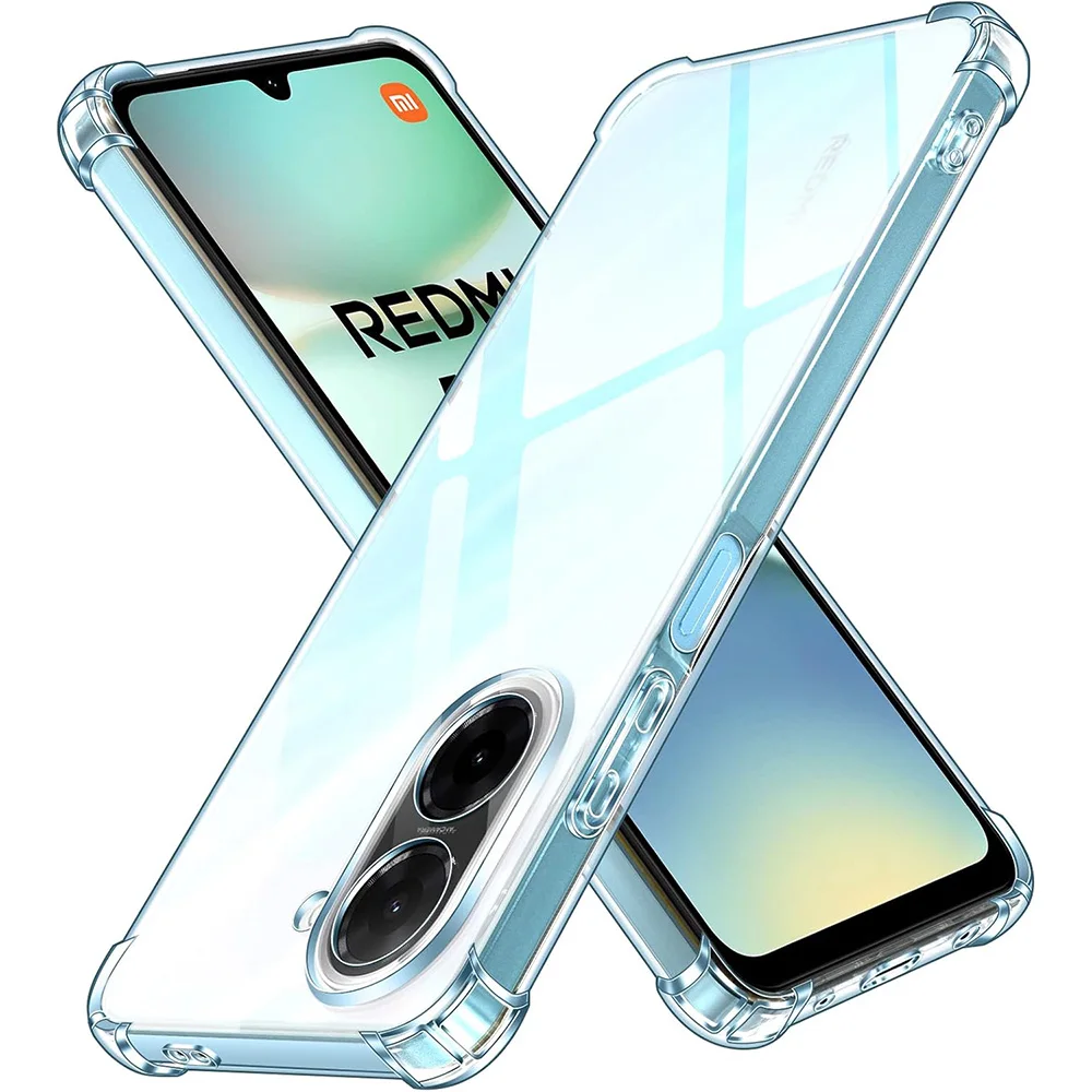 

Shockproof Silicone Soft Case For Xiaomi Redmi A3 Pro A1 A2 Plus A1+ A2+ A 1 2 3 Clear Ultra Thin Back Cover Luxury Shell Slim