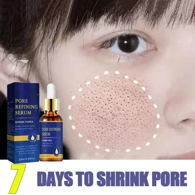 

Acidity Pore Shrink Face Serum Remove Blackheads Acne Oil Control Repair Essence Moisturizing Nourish Pores Firming Facial Care