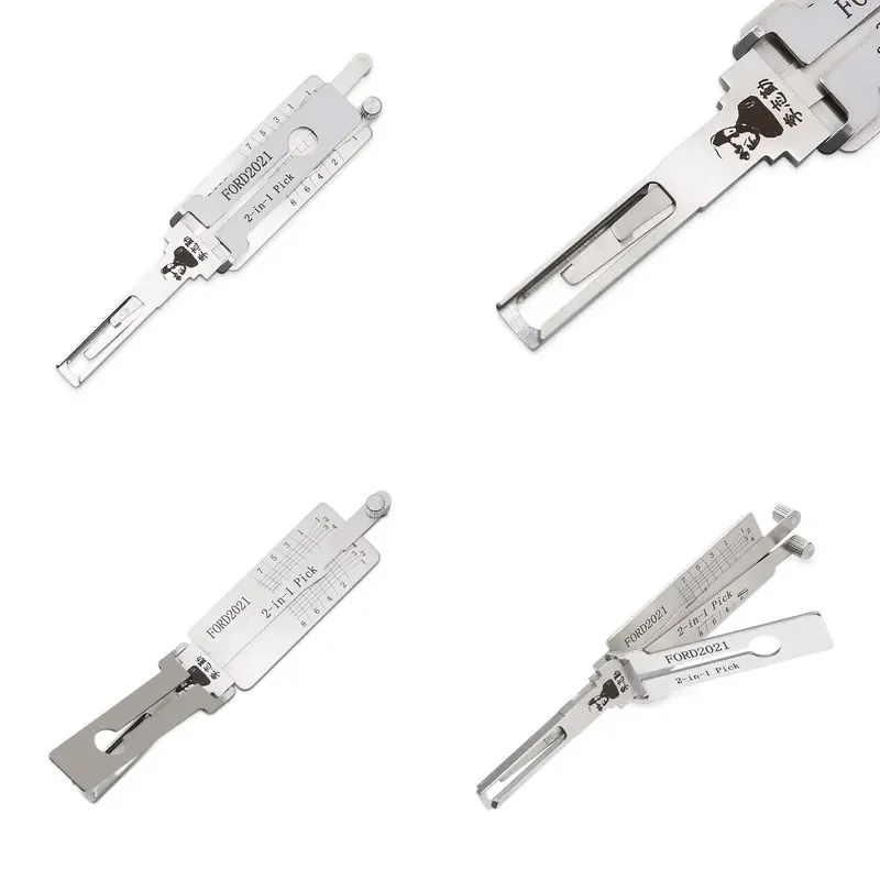 

LISHI 2in1 2021 Lock Pick Decoder Tool Metal Vehicle Tool Supplied by Locksmith