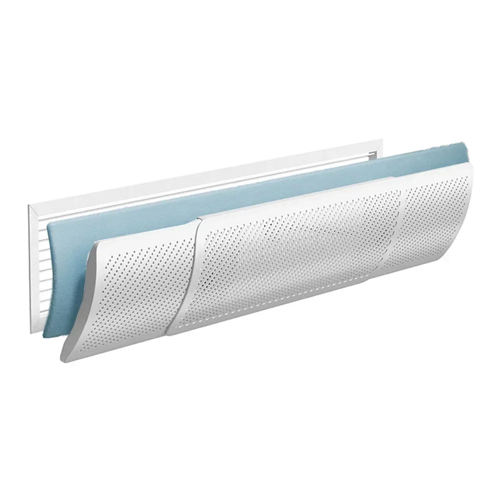 

AC Vents Air Deflector Home Easy To Install White 1 Pcs 49-86cm Adjustable Cotton/Anion/Carbon Filter Brand New