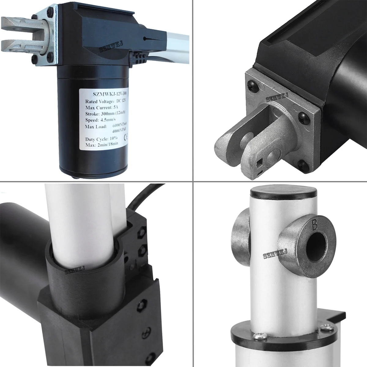 Imagem -04 - Único Eixo Painel Solar Tracking Luz Solar Track System Controlador Eletrônico Lcd Solar Tracker Atuador Linear Kits 12v 6000n