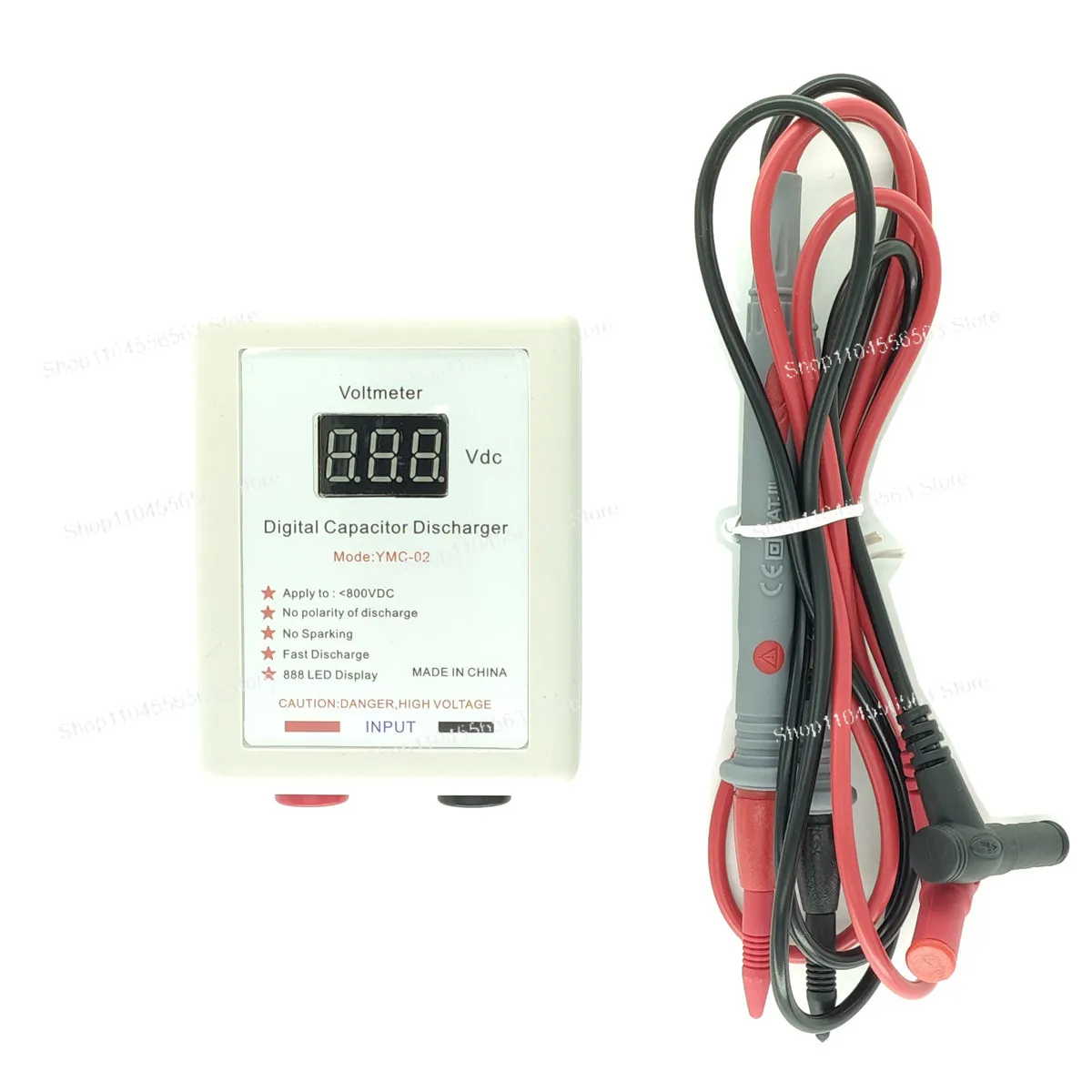 Digital Capacitor Discharge Pen with Voltage Display – Anti-Spark Discharge Tool