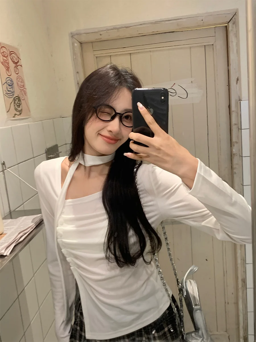 

Утягивающая футболка с длинным рукавом и асимметричным низом, с ромбовидным узором, повседневная, свободного кроя, тонкая, с охлаждающим эффектом, верхняя одежда