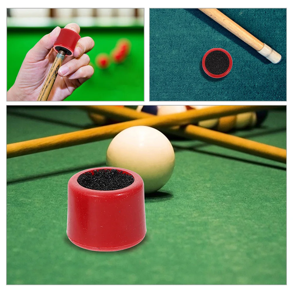 6 個ビリヤードキューシェイパー プラスチックバーニッシャーツール 耐久性のある滑らかな表面 キューチップ修理トリム プラスチックバーニッシャーファイル修理ツール