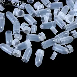 100Pcs/lot Portable Mini Capsule Organizer Portable Flip Lid Transparent Capsule Storage Containers Pill Box Holder Pill Case