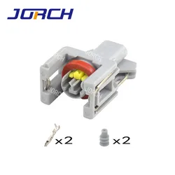 10 Sets 2 Pin Delphi Auto Sealed Fuel Injector Plug 10811963 Automotive Connector FCI 240PC024S8014