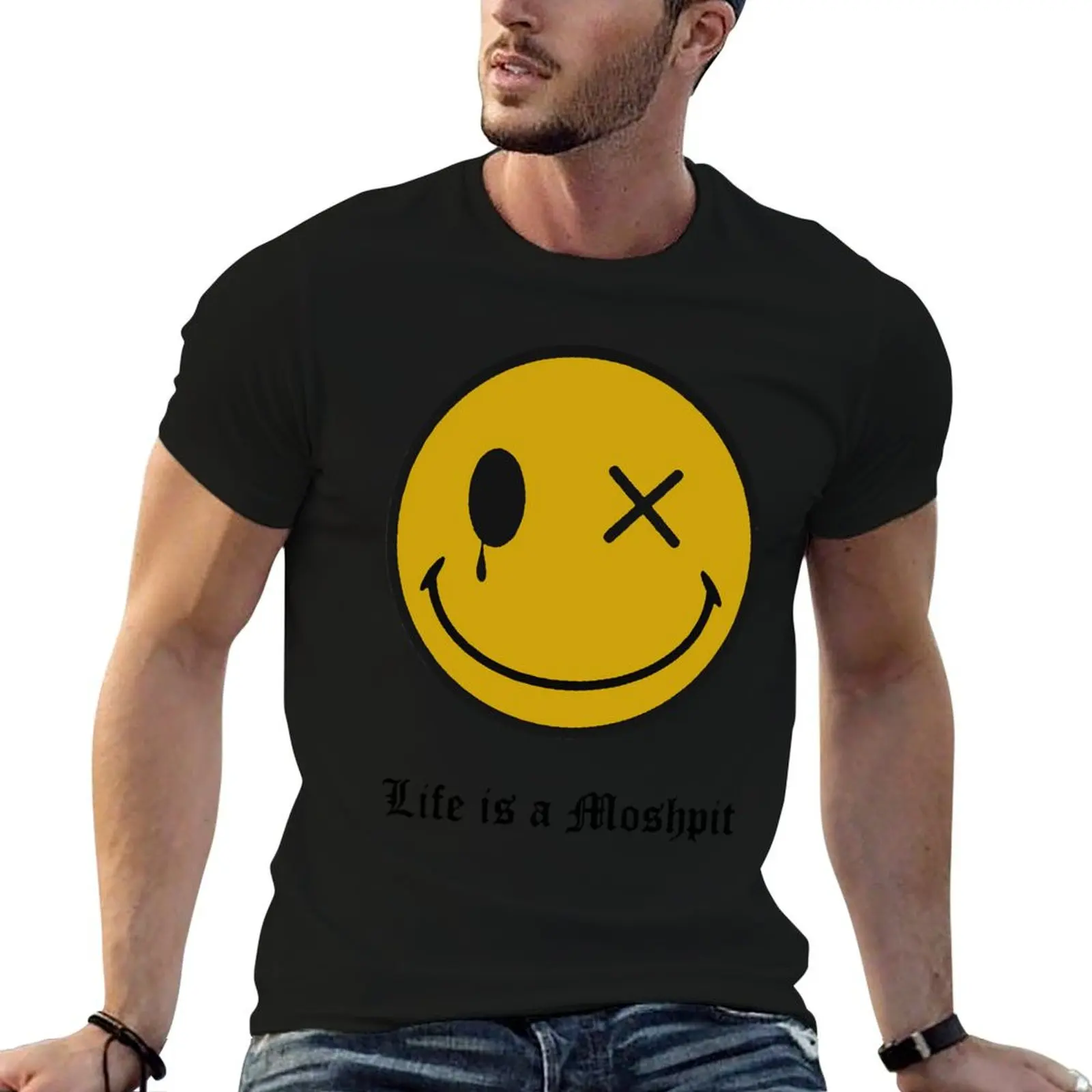 

Life is a Moshpit - SDP band T-Shirt t shirt man casual cotton t shirt man T-Shirt