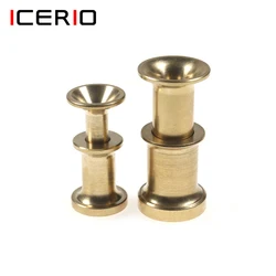 ICERIO 1PCS Brass Hair Stacker Fly Tying Tool Elk Deer Hair Align Accessory Dry Streamer Stimulator Flies Making Fishing Tools
