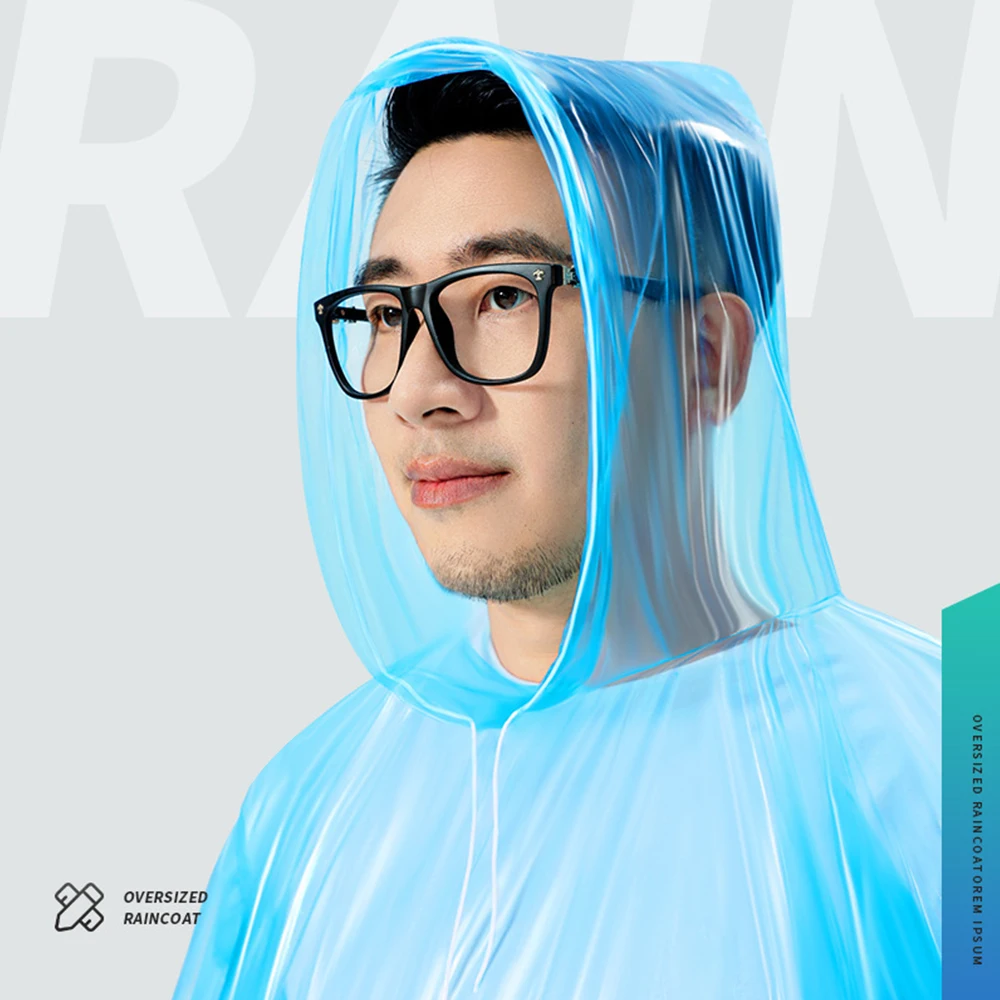 

Одноразовый плащ большого размера, упаковка для карточек, дорожная карта для кемпинга, компрессионный плащ, прочный, водонепроницаемый