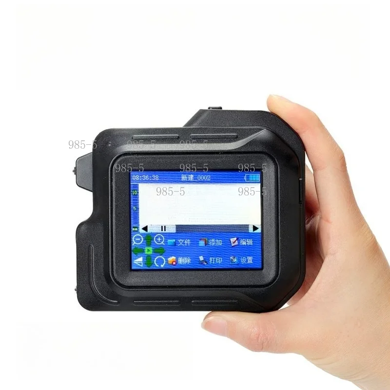 Production Date Marking Mini Handheld Coding Printer, Intelligent Coding Device for Plastic Bags, Bottle Caps and Cans