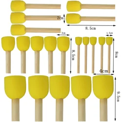 4/20PCS Ceramic Sponge Rod Set Water Absorbing Sculpture Bloom Pottery Tools DIY Crafts Hand Making Accessories