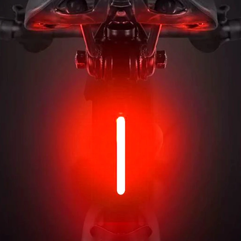 

Bicycle tail light Safety warning light USB charging 24H battery life Bicycle brake light 98% choose night riding equipment