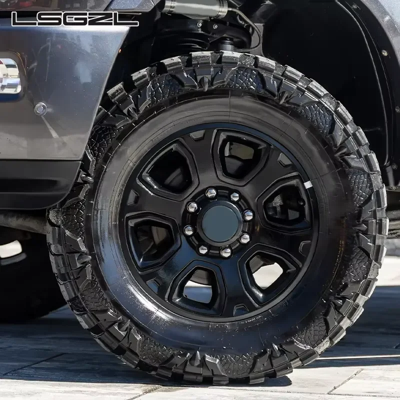 i LSGZL Off-road Wheels Forged Wheels 17 18 19 20 Inch 6x139.7 5x114.3 5x127 4x4 Glossy Black for C1500 F150 F250