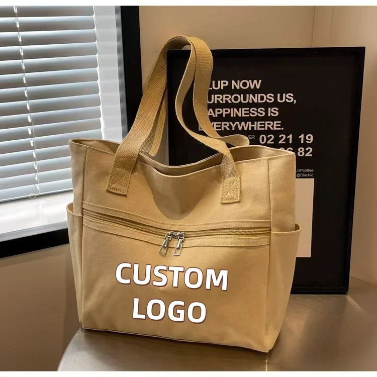 bolsa-de-lona-personalizada-com-logo-grande-capacidade-bolso-frontal-com-ziper-bolsa-de-ombro-para-mulheres-ideal-para-compras-e-promocoes