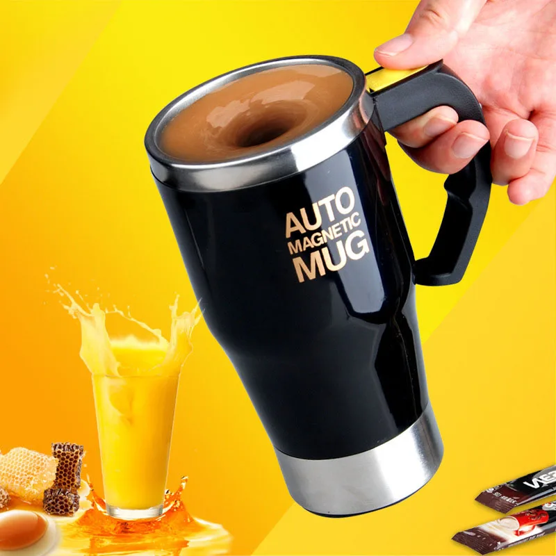 Electric Automatic Self Stirring Magnetic Mug Coffee Milk Mixing Cup Creative Electric Smart Mixer Water Bottle Birthday Gift