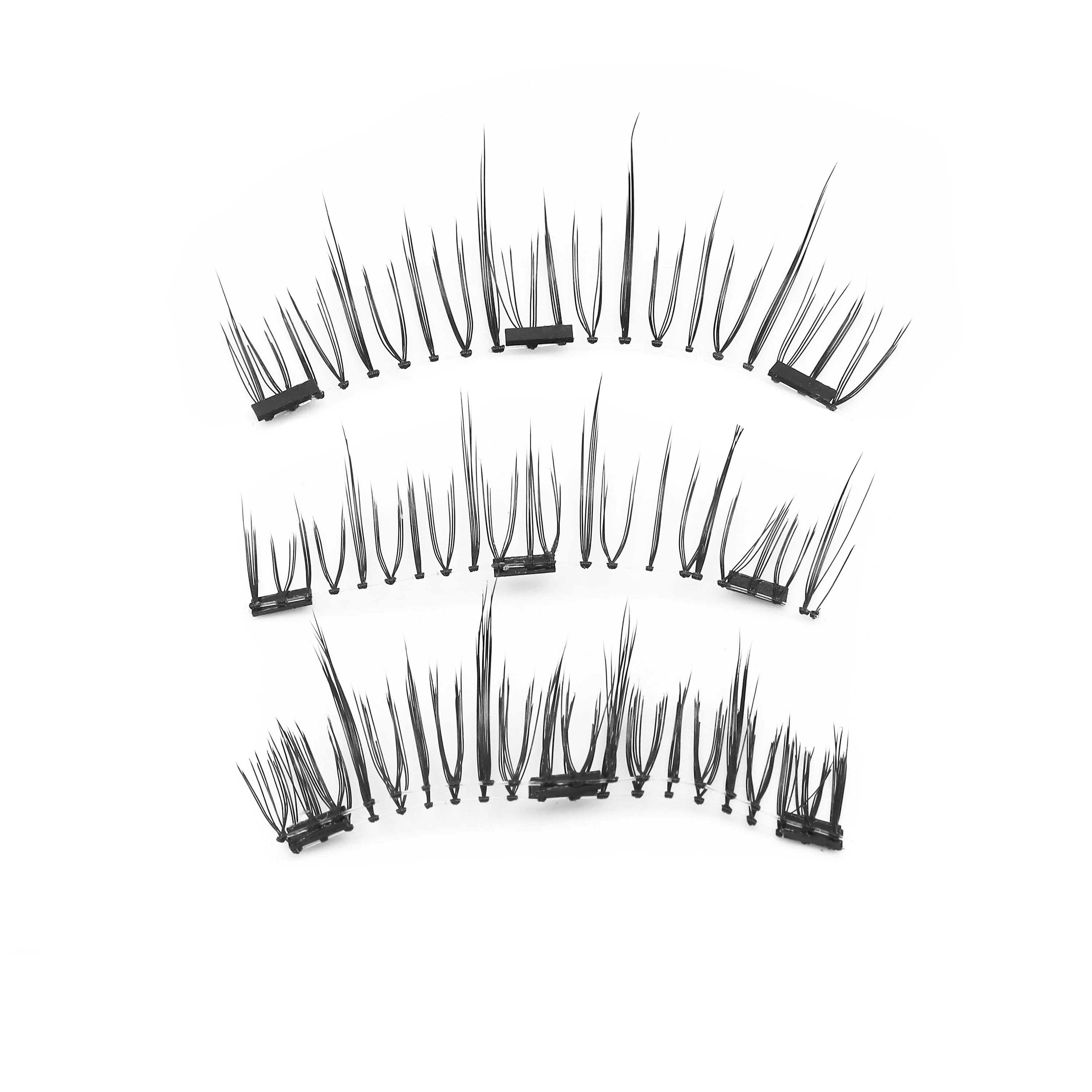 Künstliche Nerzwimpern 3D Magnetische Natürliche Falsche Wimpern Großhandels-Set Wiederverwendbare Magnetwimpern mit Pinzette – Detail 33
