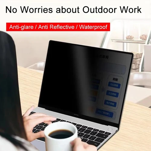 Imagen 2 del producto Protector de pantalla de privacidad para Lenovo HP, Dell, Xiaomi, portátil, PC, Notebook, película antiespía y antiespía de 11-17 pulgadas para filtro de ordenador
