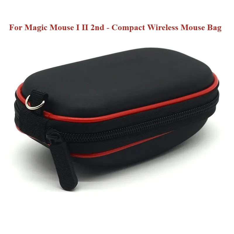 

For Magic Mouse I II 2nd - Compact Wireless Mouse Bag With Hand Strap Portable Carrying Case Fit For Gaming Mouse Size