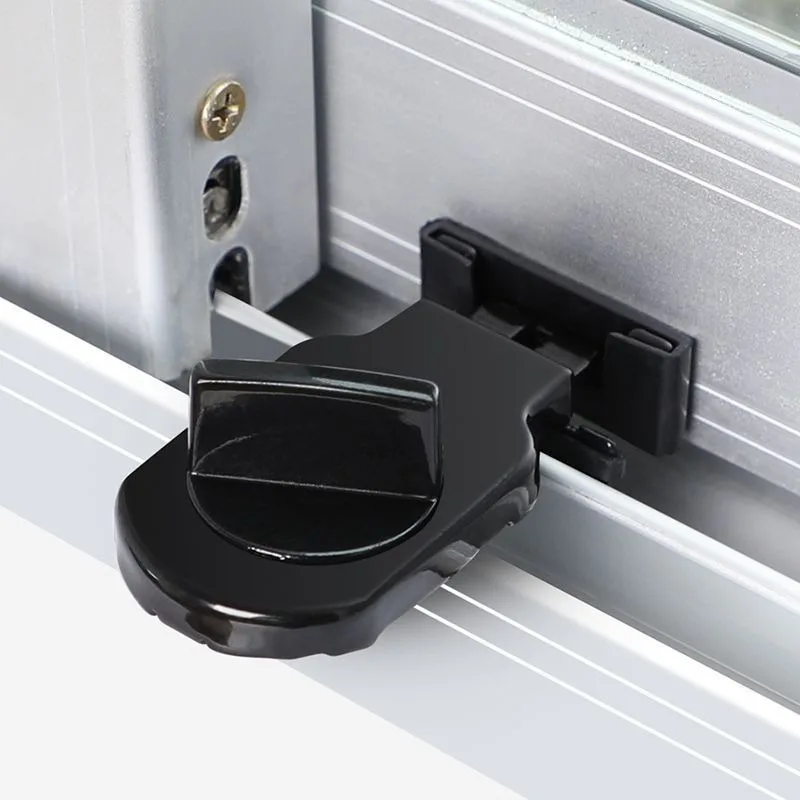 No Drill Sliding Window Lock Child Safety Anti-Fall Limiter High Rise Window Stopper Anti-Theft Sliding Door Security Latch