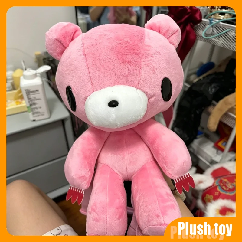 Mochila de Peluche con Diseño de Oso Triste, Estilo Anime, Amplia Capacidad de Almacenamiento, Accesorios para Chicas Y2K, Regalos para Festivales