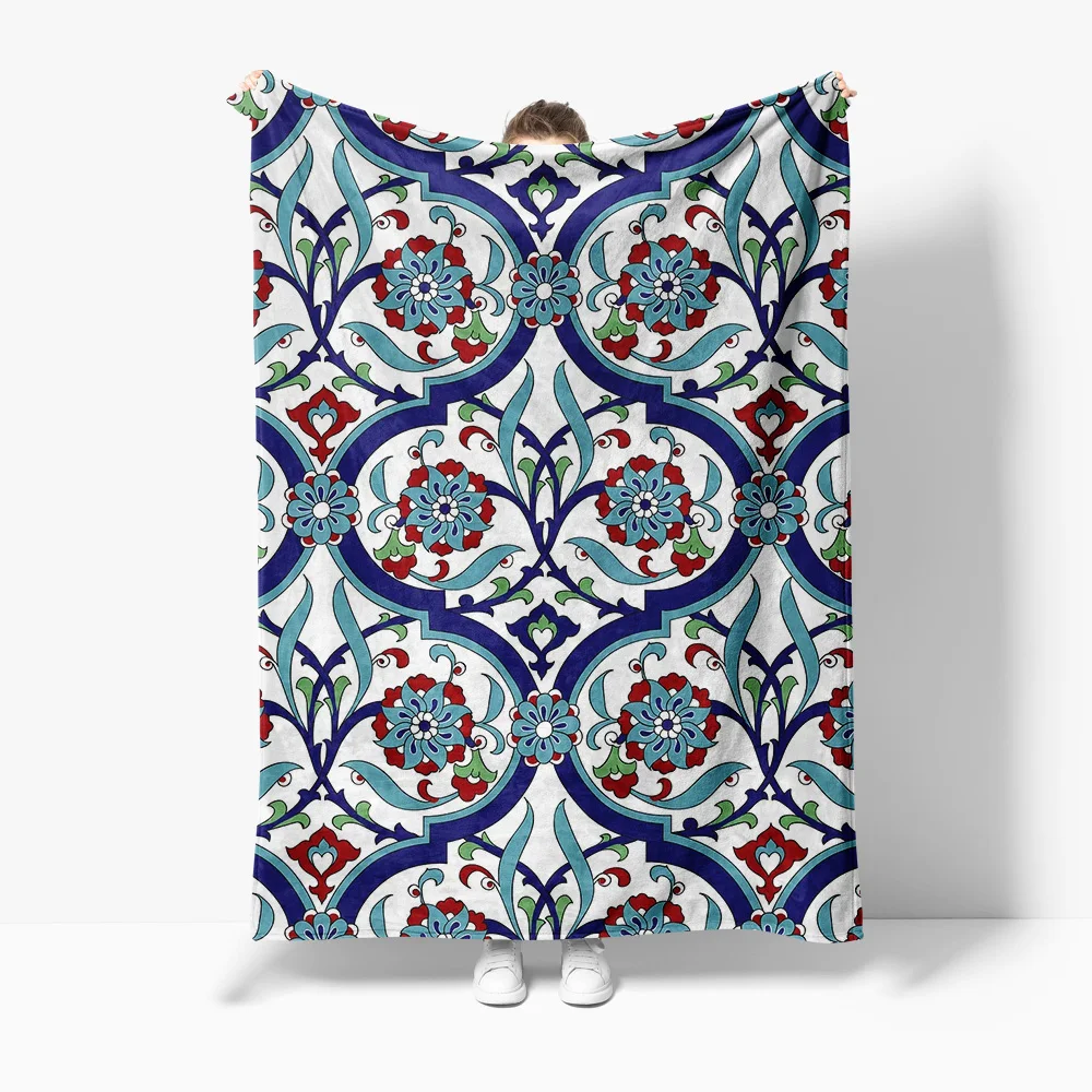 غطاء وسادة من بلاط إزمير التركي غطاء سرير أريكة غطاء وسادة مزخرف هدية من المنسوجات المنزلية #1