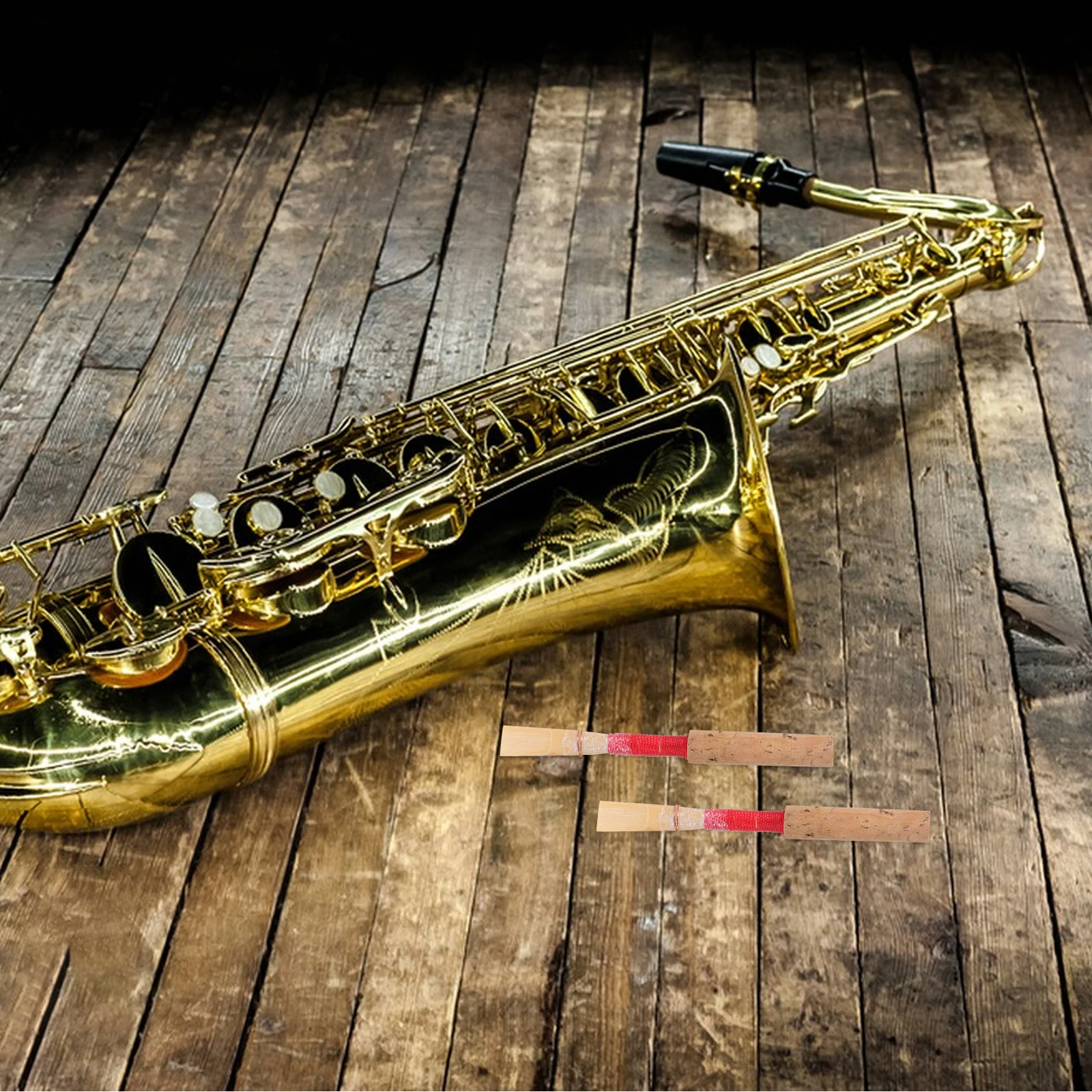 

2Pcs Oboe Reed Stylish Comfortable Secure Fit Musical Instrument Parts Accessories Oboe Reeds Reeds for Beginner