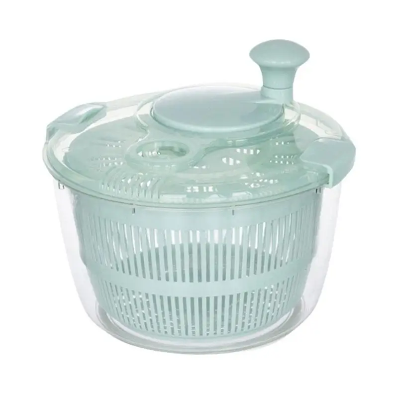 Vegetables Salad Spinner Lettuce Leaf Vegetable Dehydrator Greens Washer Dryer Drainer Crisper Strainer For Washing Drying Leafy