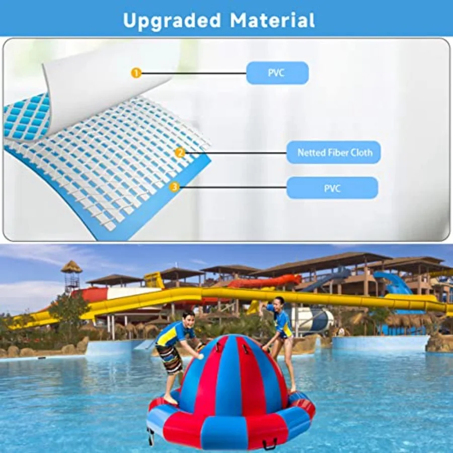 Bouncer inflável do balancim da abóbada de 8.2ft para e a bola do salto do balancim dos adultos com 8 alças barco da discoteca da água para lago e piscina pesados