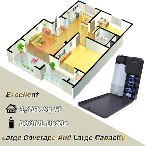 500m³ Aroma Diffuser Automatic Scent Air Machine For Home Professional Waterless Essential Oil Diffuser Electric Air Freshener