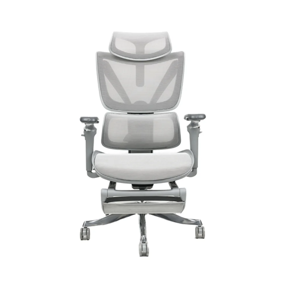 High-end Modern Executive Chair Boss Chair Luxury Whole Mesh 3D Headrest 4D Armrest with Footrest Sync Mechaniam Adjustability