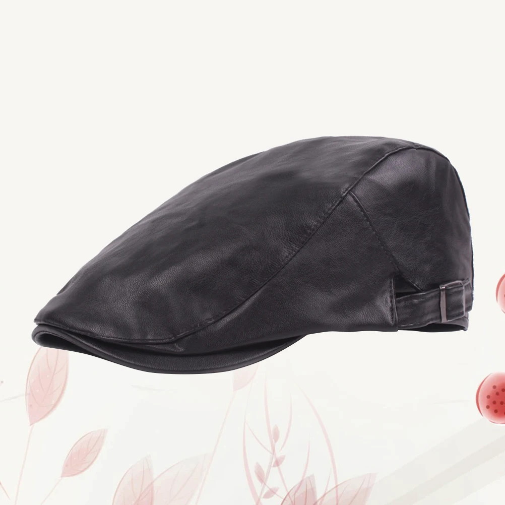 

Baseball Cap Adult Black for Men Adjustable One Size Fits Most Wide Brim Sun Protection Vintage Style Newsboy