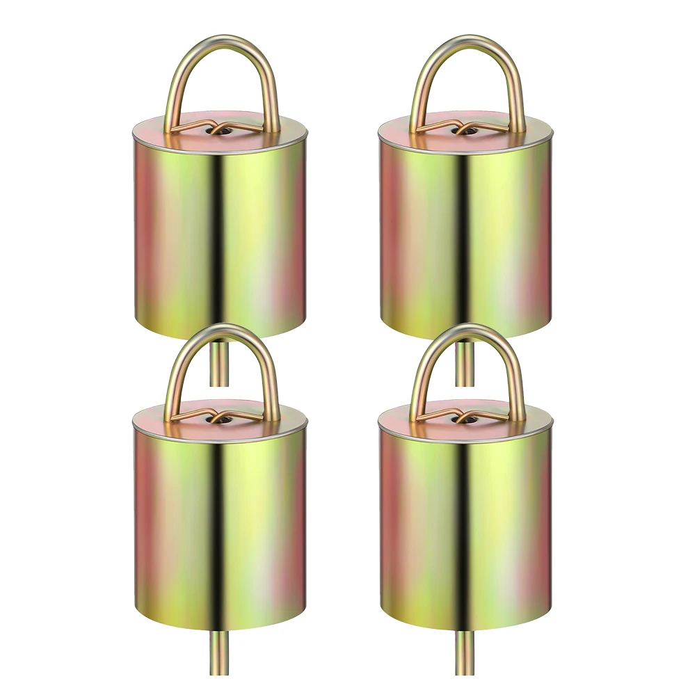 

4pcs Cow Sheep Bells Sturdy Metal Cattle Goat Collar Vintage Decor Loud Sound Anti Animal Supplies Pet Tag