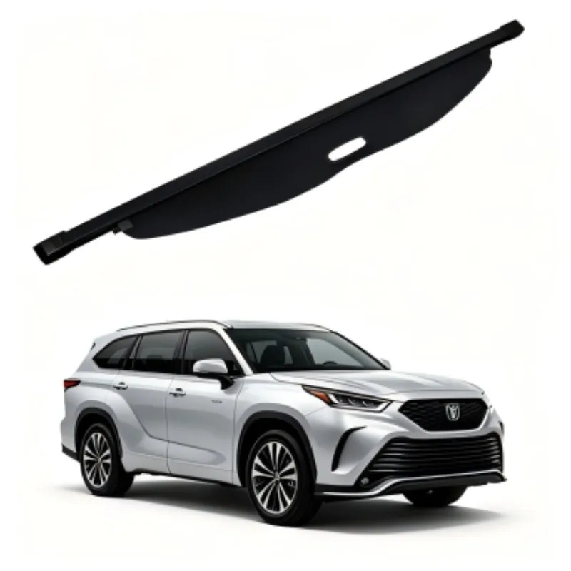

Cargo Cover Trunk Privacy Shade Rear Partition Anti-Theft Retractable Organizer for Toyota Crown Kluger 2022-2026 Storage Type