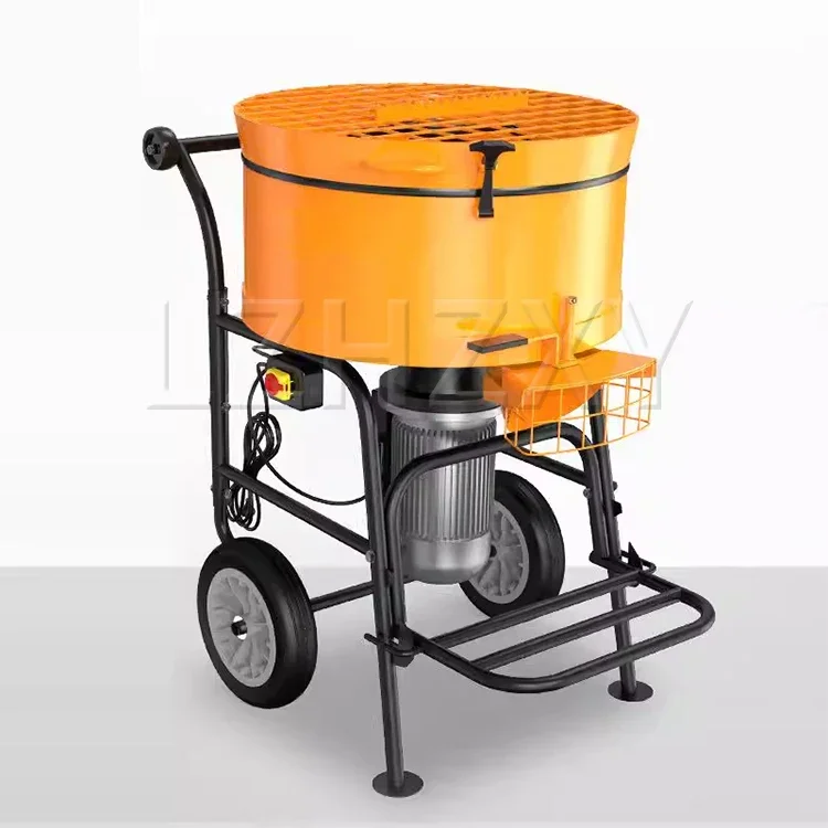1500W Mortar Mixer | Portable, Mobile Forced-Action Mixer | 100L Feed/Concrete M