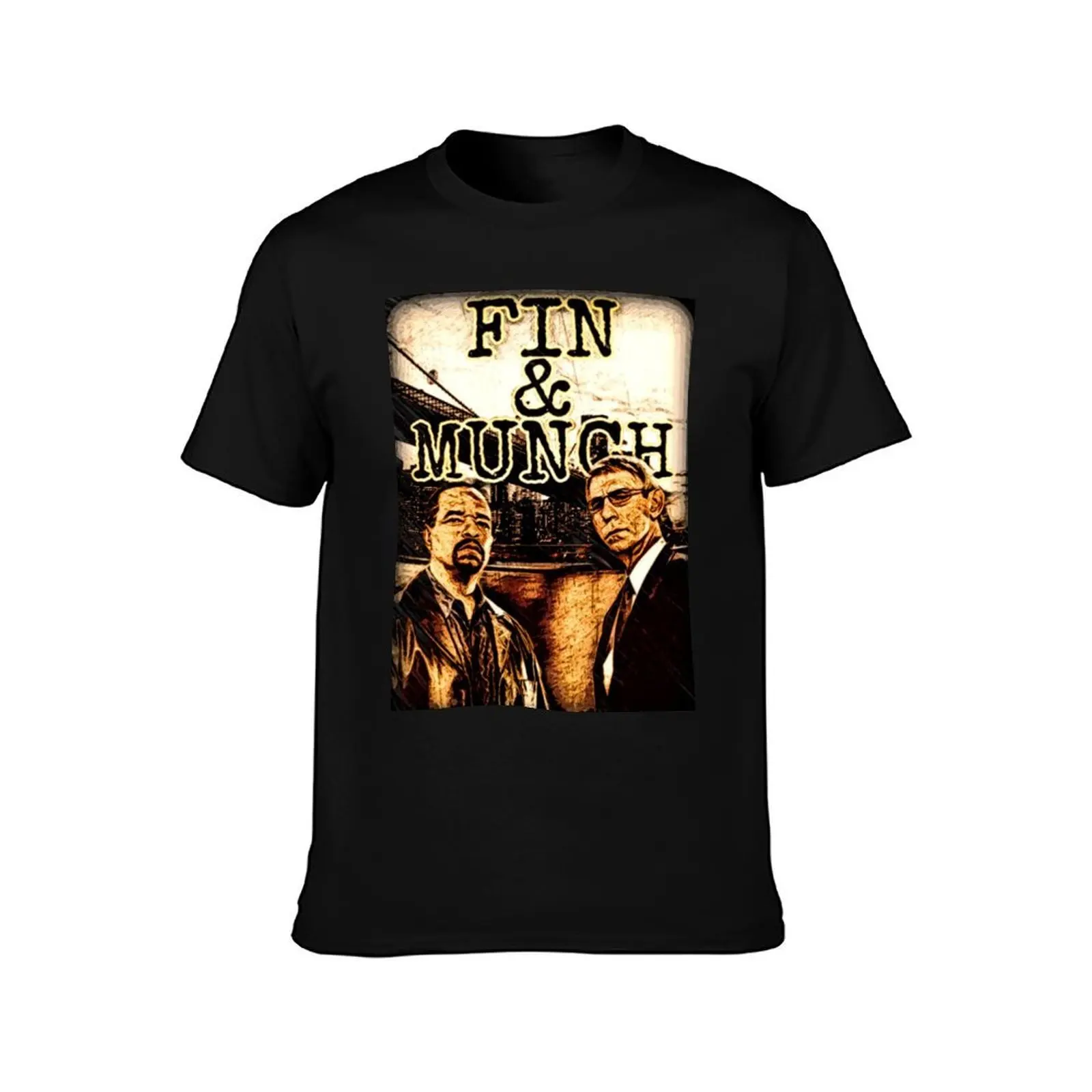 Fin & Munch: Law & Order: SVU T-Shirt, Summer Casual Cotton Tee, Oversized Streetwear Tops, Vintage Graphic Print, 100% Cotton