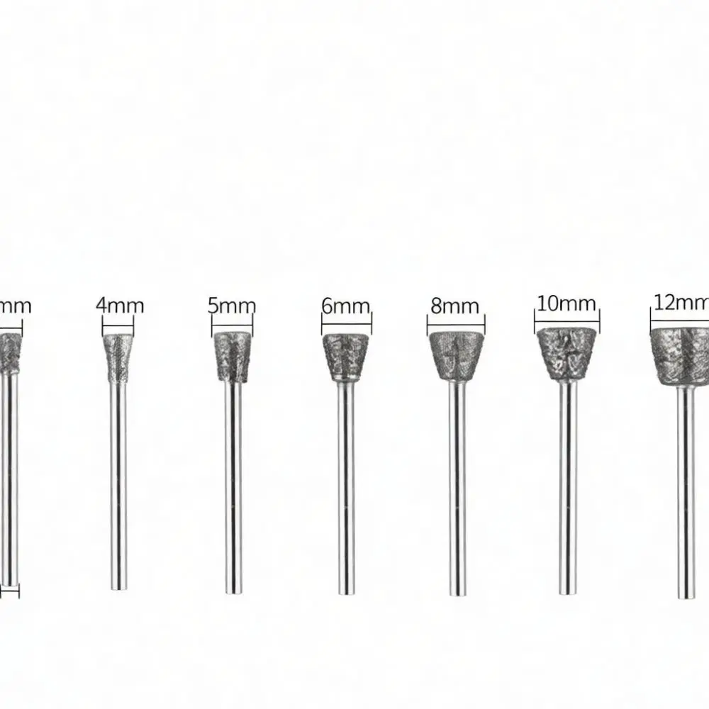 Diamond Mounted Point Bits For Jade Carving Grinding Tools Professional Abrasive Accessories For Rotary Drill Machine