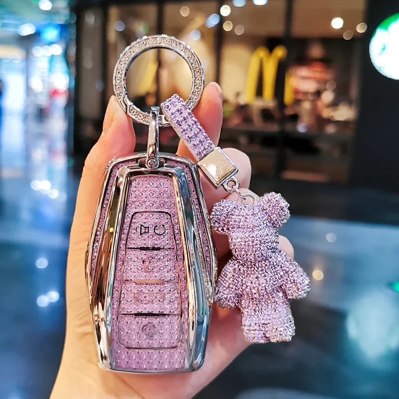 Chaveiro Shell para Geely, Emgrand Okavango FY11, Nova Visão, Coolray Binray, Cool Icon, Caso Chave, Emgrand Okavango, Chaveiro, Adequado para Geely